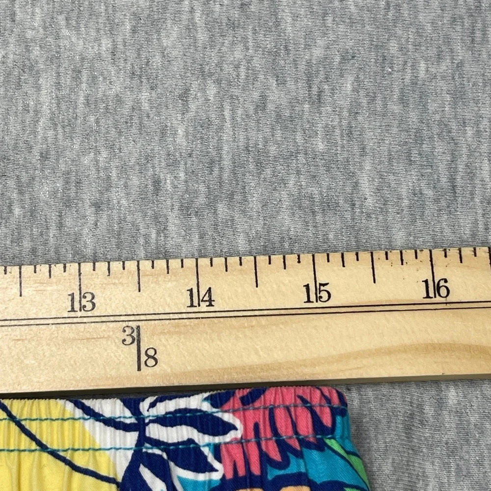 Vineyard Vines Mens Tropical Pineapple Cocktail Print Swim Trunks Blue Multi